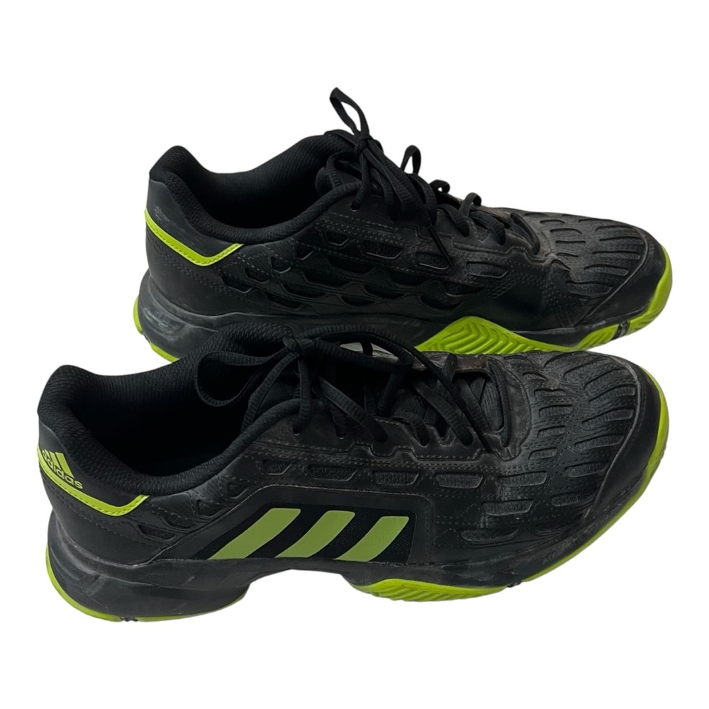 Adidas Black and Green Men’s Athletic Shoes size 10